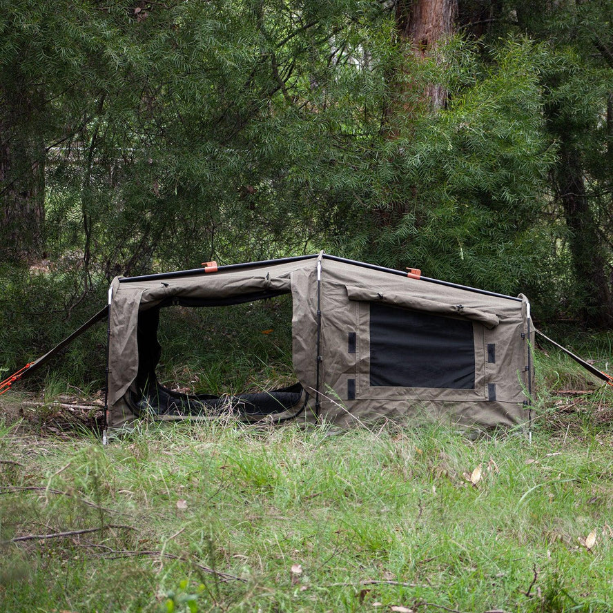 dirty dee 900 swag setup in forest