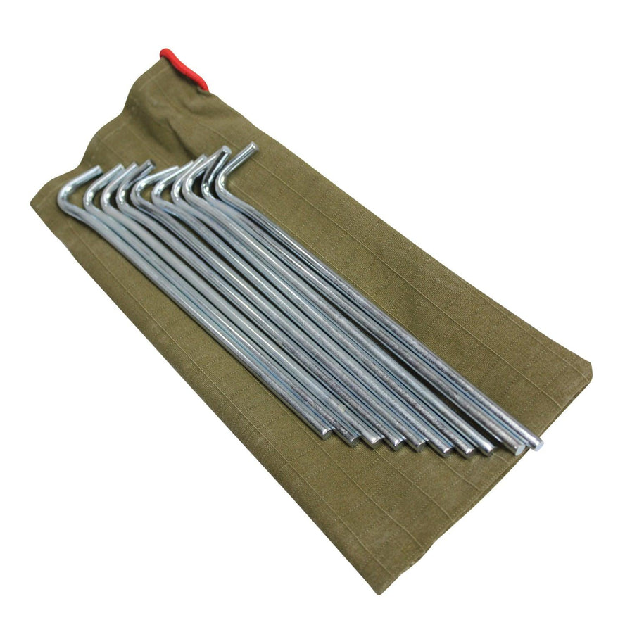 swag tent pegs and bag