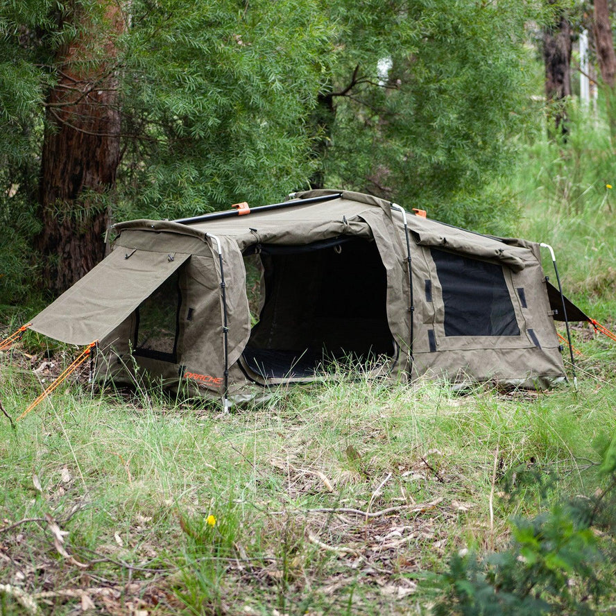 dirty dee swag setup in forest