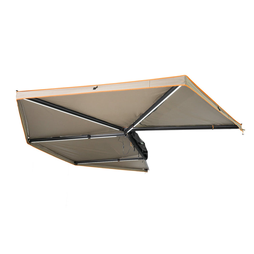270 FREESTANDING AWNING + ROOF-TOP TENT ENTRY