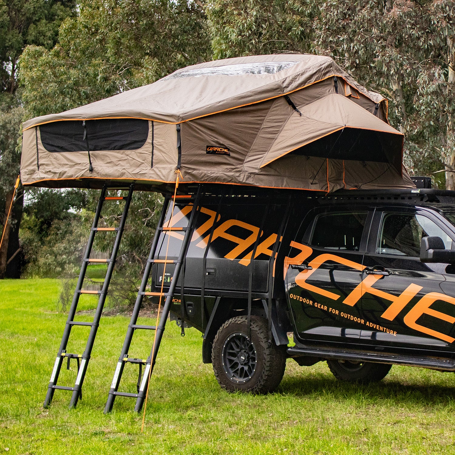 Darche Basecamp 2200 Roof Top Tent 86 Super King Brigade Overland