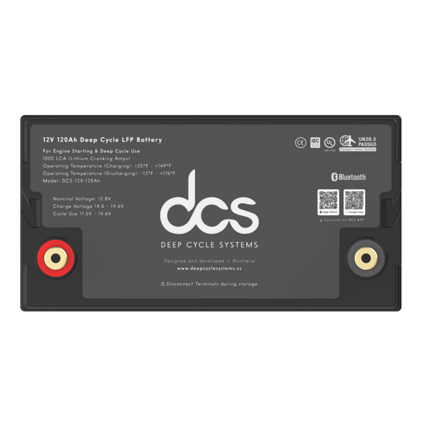 Deep Cycle Systems 120Ah Standard LFP Battery Brigade Overland